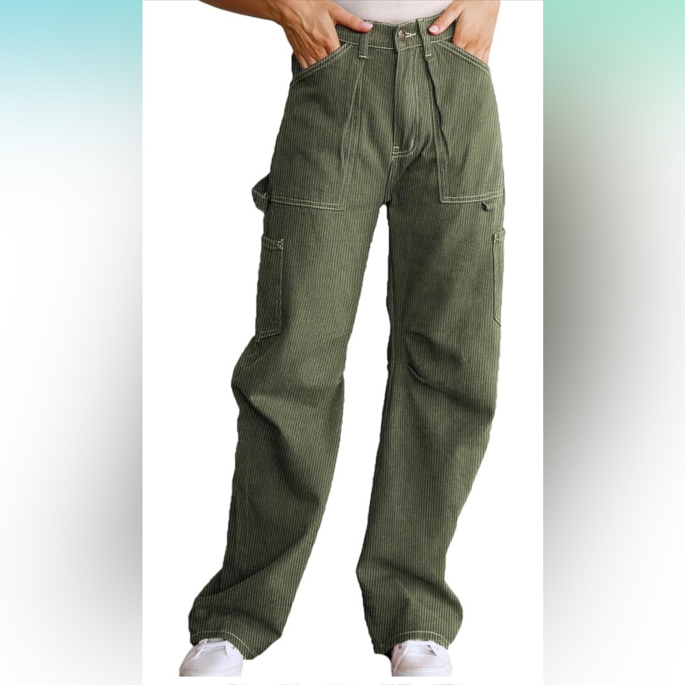 NWT Corduroy cargo pants size 10